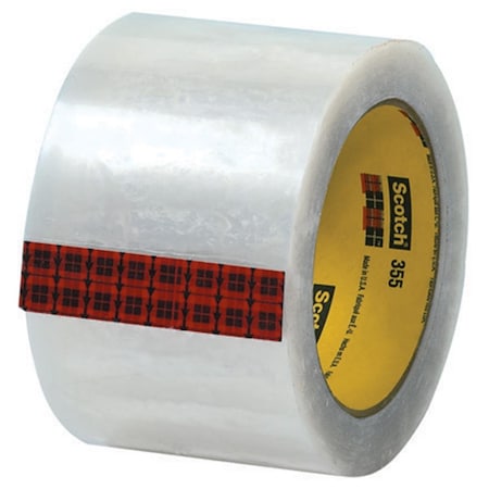 Swivel 3M 355 Carton Sealing Tape - Clear - 3 in. x 55 yds., 6PK SW3349587